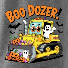 Halloweenský boo dozer