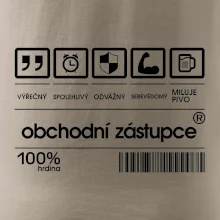 Čárový kód obchodní zástupce