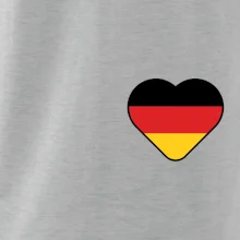Germany love malé - Německá vlajka