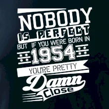 Nobody is perfect - 1954