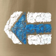 Párová turistická značka modrá