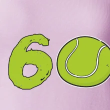 Tenis kulaté narozeniny 60