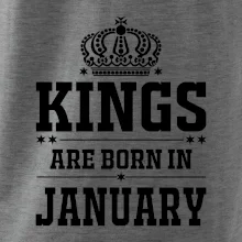 Kings are born in January