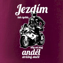 Silniční motorka - jezdím tak rychle, aby mi můj anděl strážný stačil