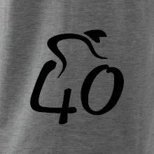 Cyklista slaví čtyřicítku (40)