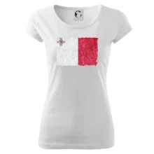 Vlajka Malta okousaná