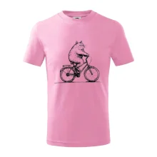 Tlustá kočka  na kole