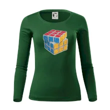 Rubikova kostka kreslená