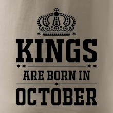 Kings are born in October