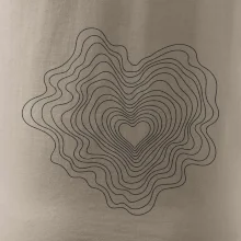 Topografické srdce z vrstevnic