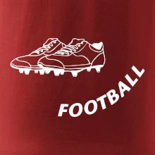 FOOTBALL nápis šikmo