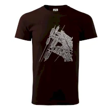 Nákres stožáru vysokého napětí