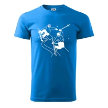 Lyžovaní - kresleny obrázek