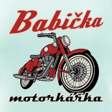 Babička motorkářka