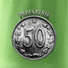 Padesátník 1963 - 1978 s nápisem