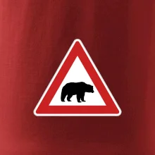 Dopravní značka - Pozor lední medvěd