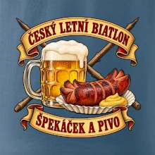 Český letní biatlon špekáček a pivo