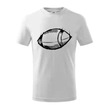 Americký fotbal míč skica