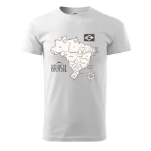 Brazílie mapa s názvy regionů Brazílie mapa s názvy regionů