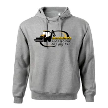 Bagrista v kruhu - vlastní nápis