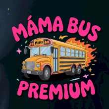 Kreslený Máma bus premium