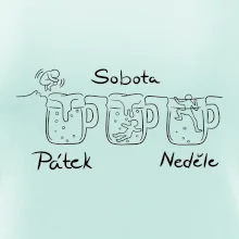 Pátek sobota neděle pivo