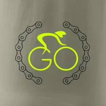 GO cyklista (fluo potisk)