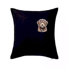 Lagotto romagnolo vyšívaná hlava na prsu