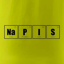 Vlastní nápis - periodická tabulka