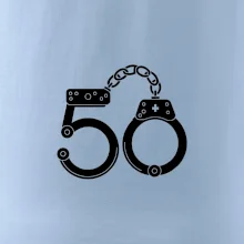 Narozeninové tričko pro policajta - pouta 50