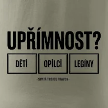 Upřímnost dětí opilci a legíny