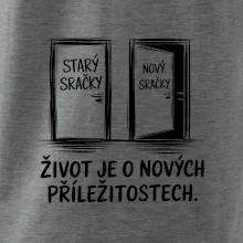 Dveře  - starý sračky - nový sračky