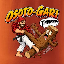 Osoto gari timber judo