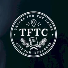 TFTC minimalistický turistický odznak