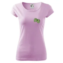 Monstera listy na prsu