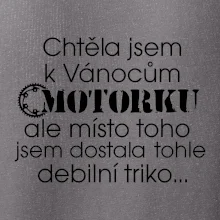 Chtěla jsem dostat motorku - Vánoce