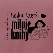 Černobílá holka, která miluje knihy - Vaše jméno