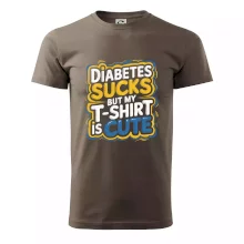 Diabetes sucks but my t-shirt is cute