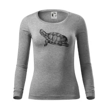 Tužkou kreslená želva