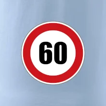 Dopravní značka - omezení rychlosti 60