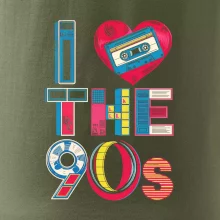 I love 90s - srdce a kazeta