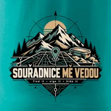 Souřadnice mě vedou horská mapa