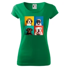 Psi štěňata koláž