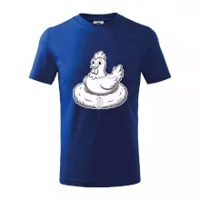 Kuře sedící na bitcoinovém hnízdě