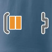 Rodinná trika - baterie táta