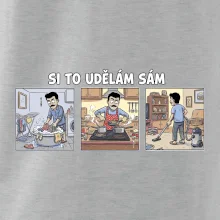 Si to udělám sám - muž s knírkem