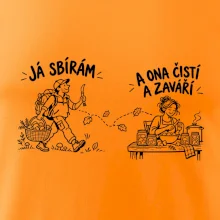 Já sbírám ona čistí a zavaří