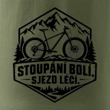 Stoupání bolí sjezd léčí - horské kolo