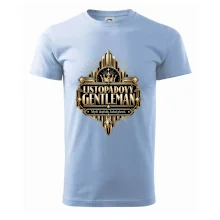 Listopadový gentleman zlatý art deco motiv