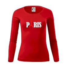 Paris nápis Eiffelova věž